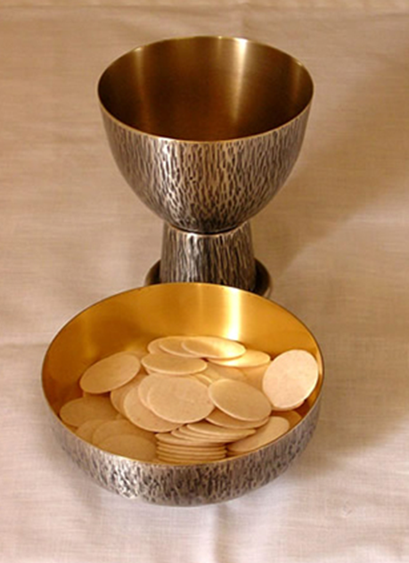 Holy communion cup and bowl